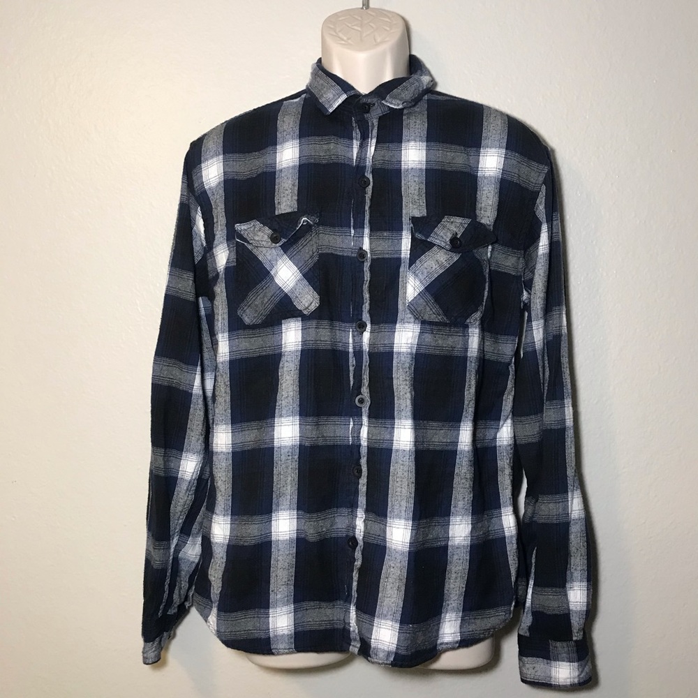 Free Nature Plaid Flannel Shirt